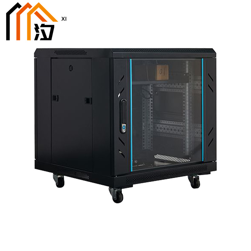 汐网络机柜12u台高清大图