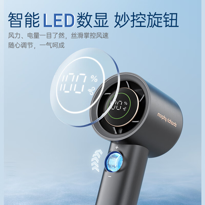 摩飞高速手持风扇MR3600 粉色高清大图