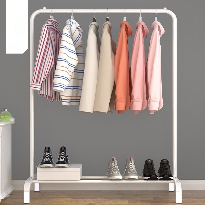 衣架落地挂衣架阳台卧室简易折叠家用凉挂衣服架挂衣杆