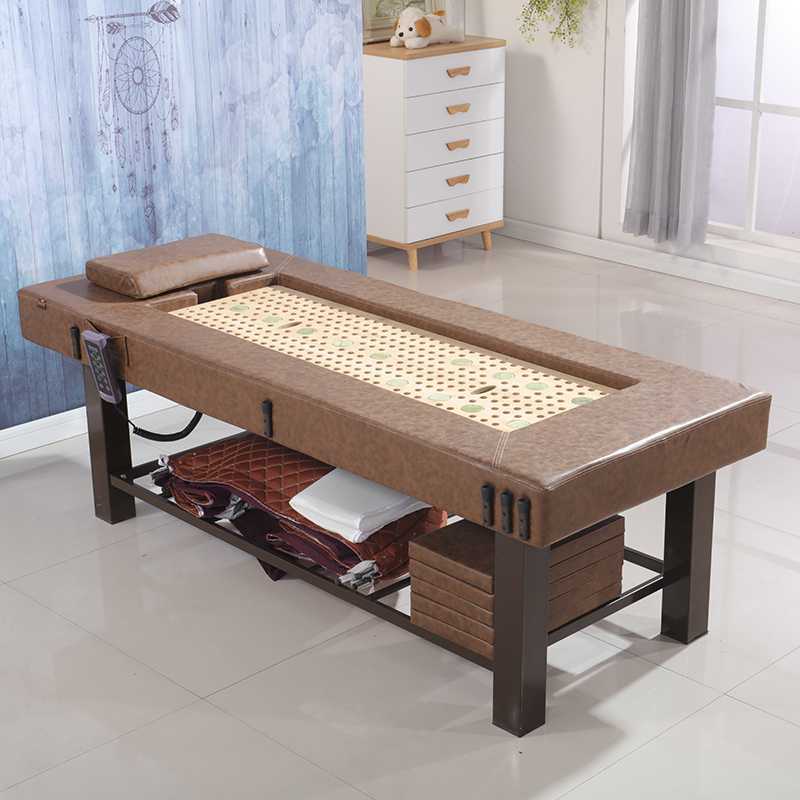 无烟艾灸床全身灸铁架推拿理疗床养生按摩床玉石板专用