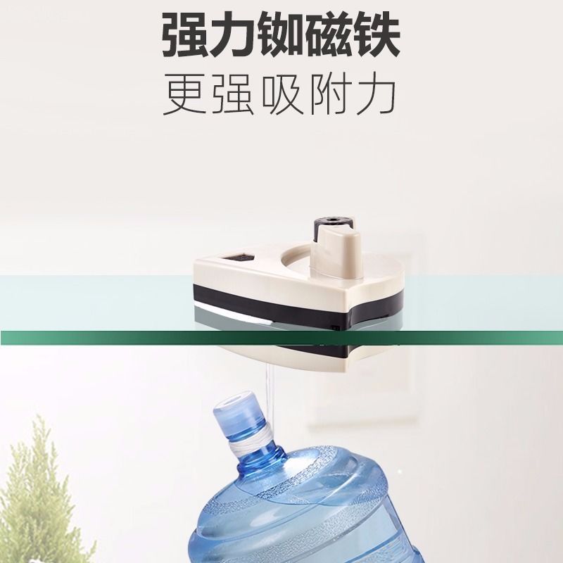 擦玻璃可调强磁家用双层刮水器洗双面窗户清洁工具楼房擦窗器|3-25调节防夹手[送10礼包]