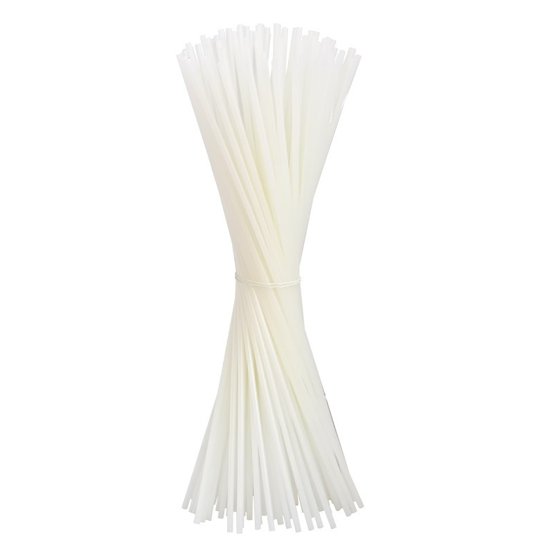 得力(deli)3832 装订铆管100支/盒 5.0mm*500mm装订铆管 热熔胶管 尼龙管塑料管(QH)