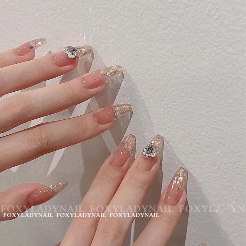 美甲贴片假指甲日式韩国亮片可拆卸穿戴甲片小号s码日系亮片>800_800