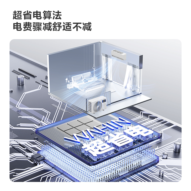 华凌空调 大1.5匹新一级能效 超省电pro变频冷暖空调挂机 KFR-35GW/N8HA1Ⅲ-P