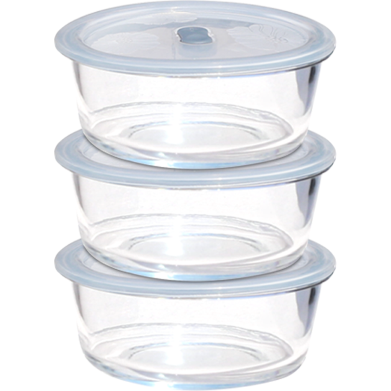 瑞秋优格高硼硅玻璃保鲜碗三件套370ml3rqf0550xy视频