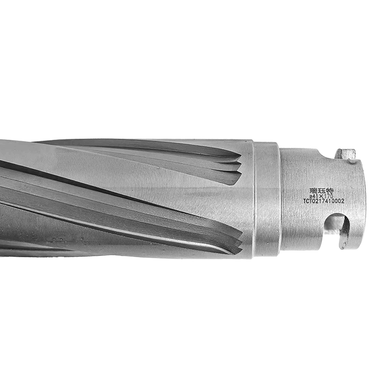 Φ41x170合金钢钻头空心钻头钻头不锈钢打孔金属合金磁力钻取芯钻头厚钢板打孔开孔器高清大图