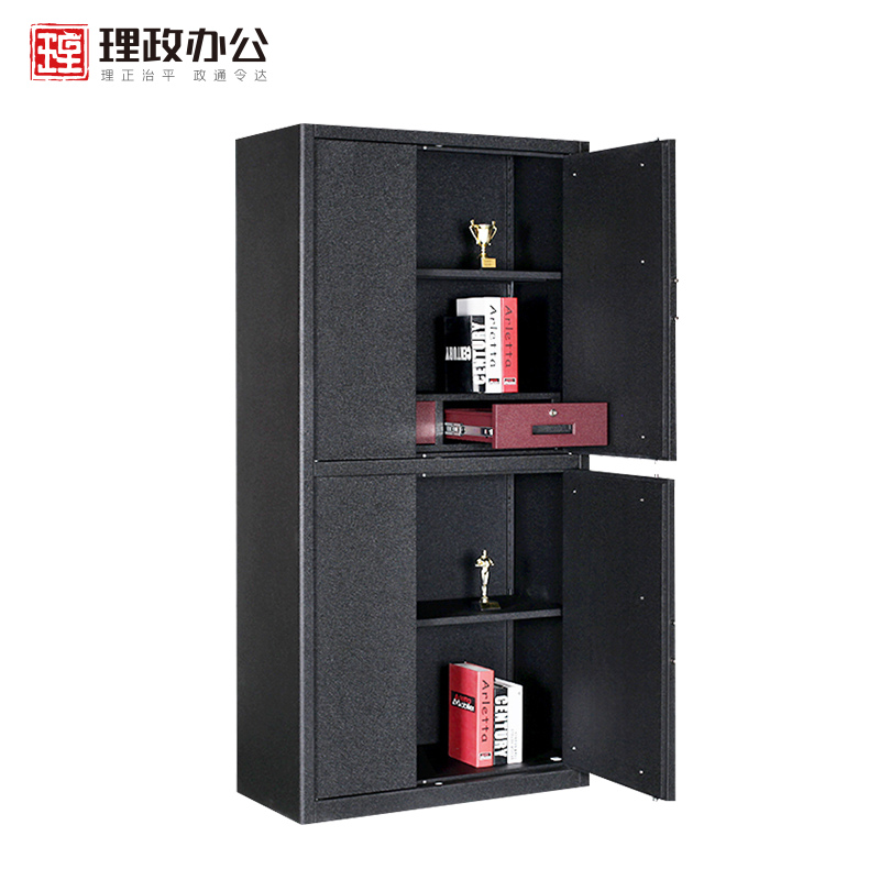【理政】钢制保密柜 铁皮文件柜 电子密码保密柜 档案文件铁皮办公柜 加厚储物柜高清大图