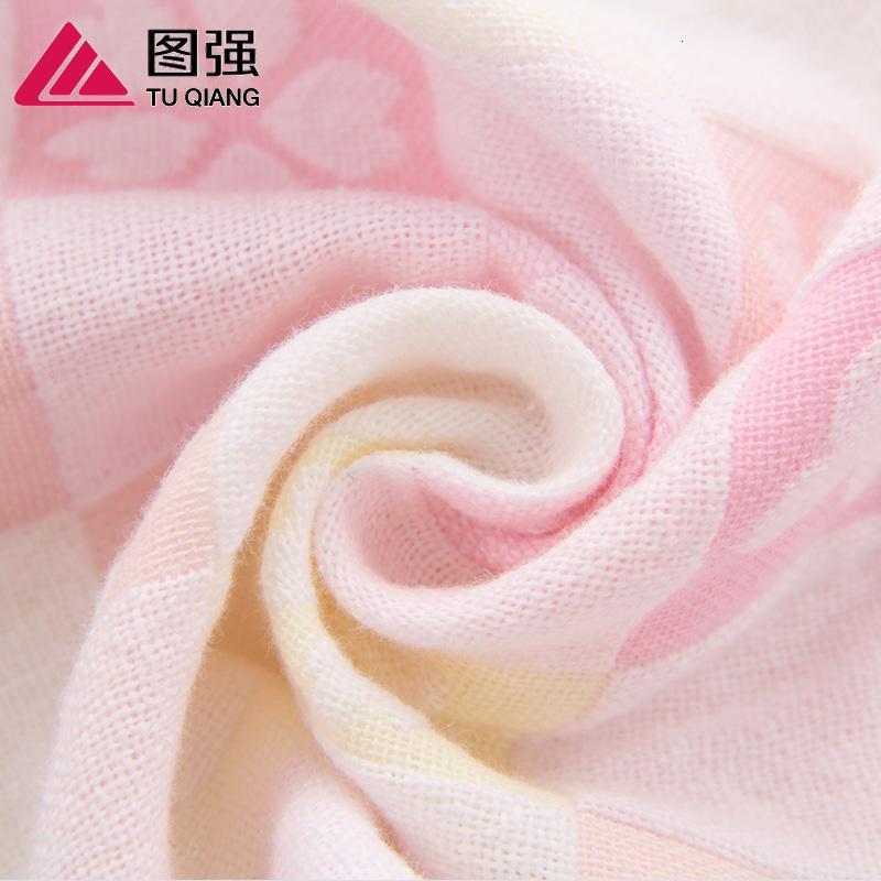 图强5条装纯棉纱布毛圈童巾 男女成人儿童宝宝口水巾擦脸小毛巾