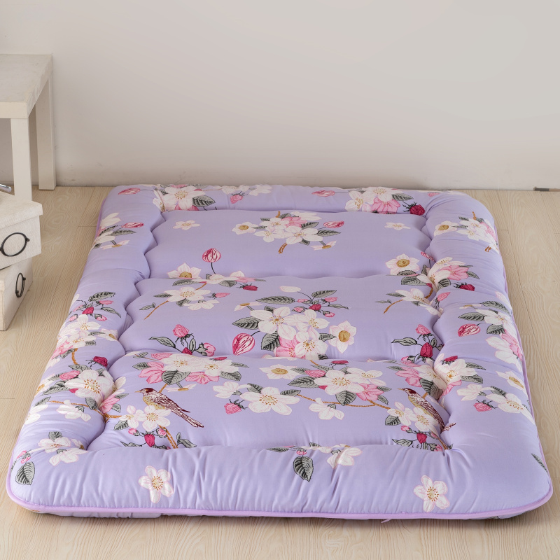 加厚羽丝绒床垫床褥子日式榻榻米床垫单人双人打地铺床垫可折叠