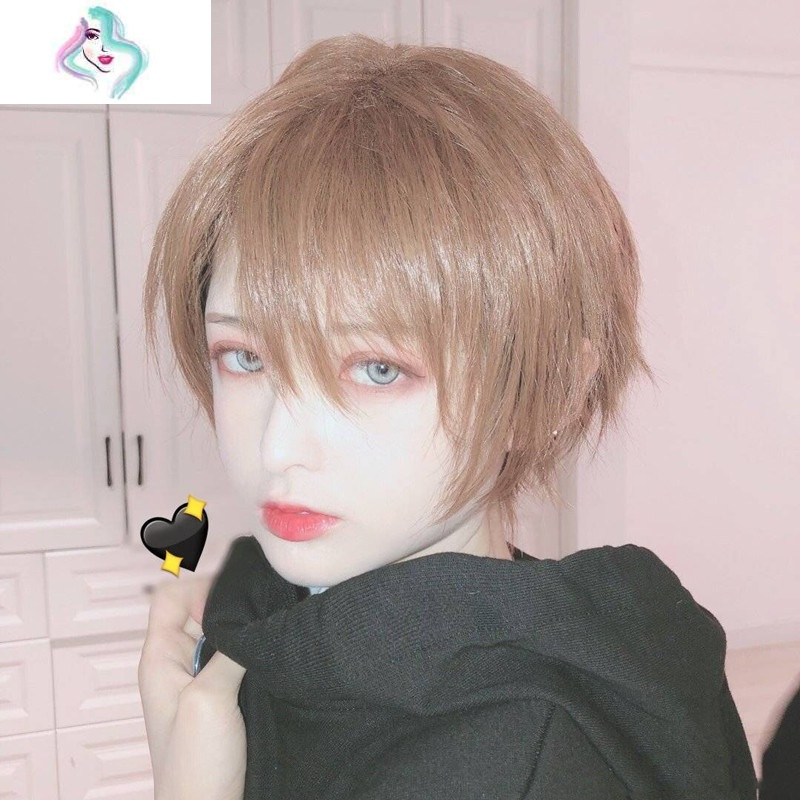 你那么美假发lolita假发男短发韩版帅气日系原宿基佬 短直发男女万用cos全头套你那么美米白色 小护理五件套 价格图片品牌报价 苏宁易购苏享尚品美妆工具专营店