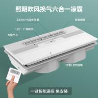 美的 Midea大凉霸LY1901-S71 三合一厨房冷风机卫生间集成吊顶凉霸数显换气模块换气吹风照明一体遥控摆叶冷霸
