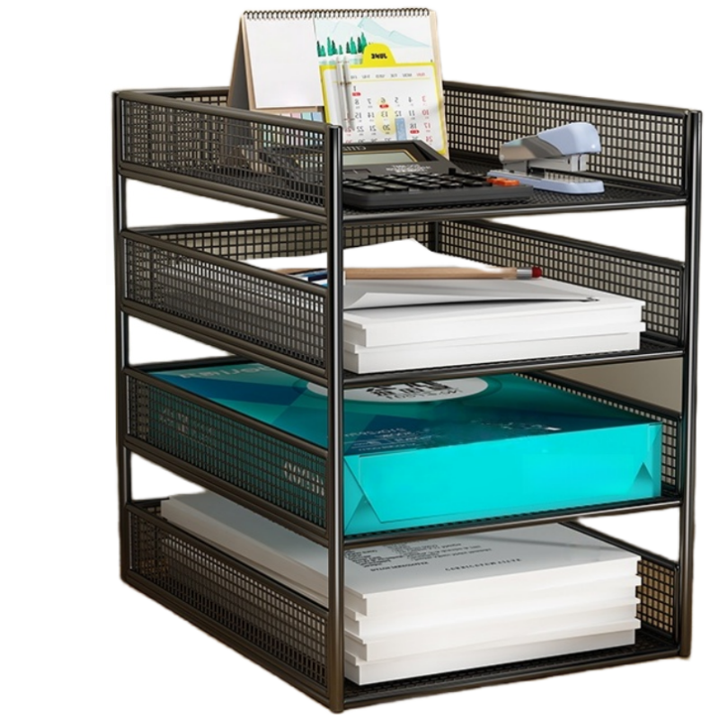 铭思达文件架竖款四层个高清大图