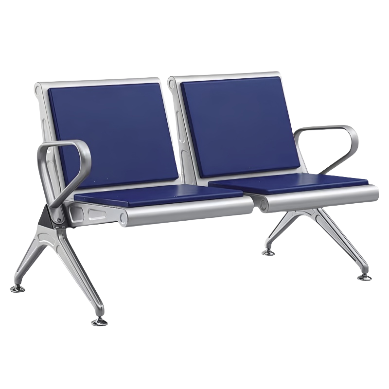 珂洋 不锈钢等候椅 双人位加垫 张高清大图