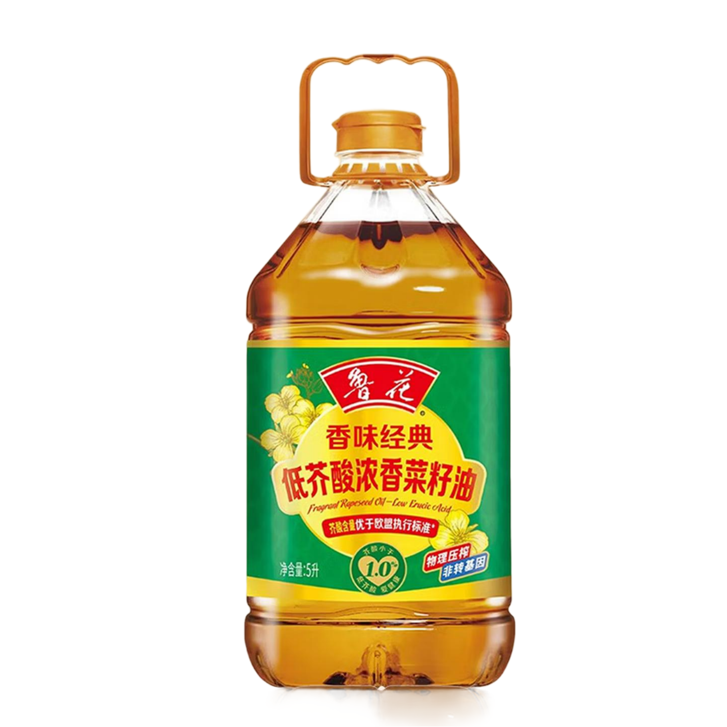 鲁花 香味经典低芥酸浓香菜籽油 5L (单位:桶)高清大图