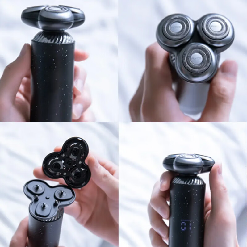 飞科剃须刀电动男士智能感应刮胡刀充电式胡须刀送男友礼物剃须刀架 飞科FS985原装盒高清大图