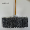 老式墩布棉线拖把 60cm宽+木杆