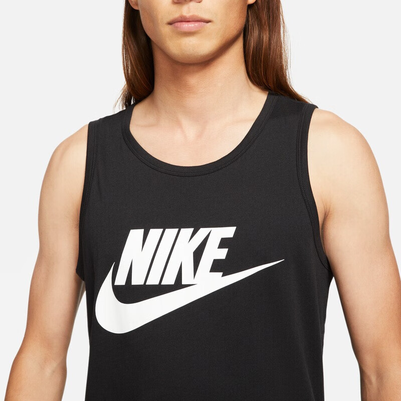 耐克(NIKE)2023夏季新款运动背心男 夏季新款舒适透气LOGO跑步训练休闲运动背心
