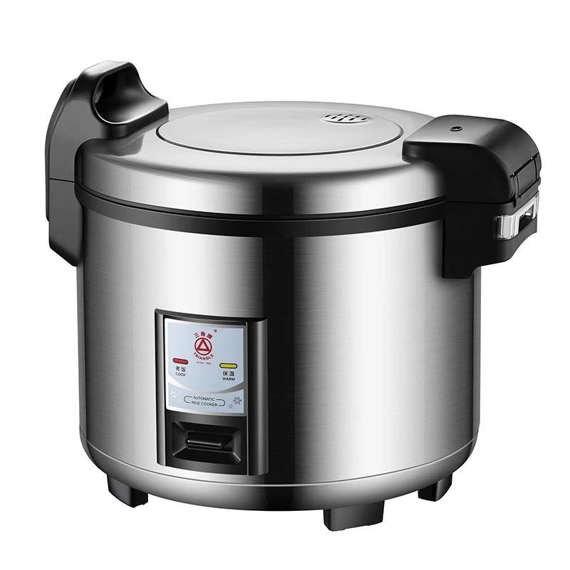 三角牌电饭锅商用大容量8-10-23升-40人官方旗舰正品食堂大电饭煲微压煲19升加厚不粘胆-全钢高配款[30-40人]图片