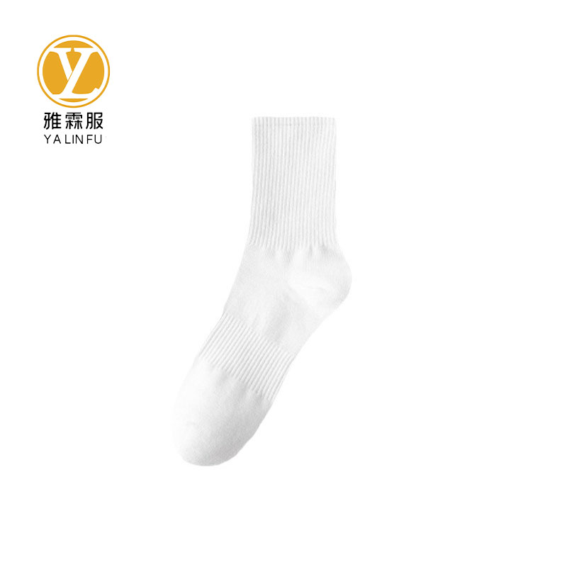 雅霖服 毛巾底加厚运动袜YLFWZ104014 双高清大图