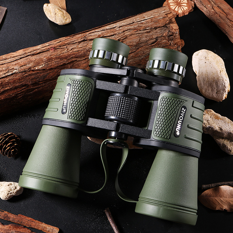 ziyouhude20x50de12x45高清双筒光学大目镜便携双筒望远镜