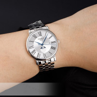 天梭(TISSOT)瑞士手表 卡森臻我系列腕表 钢带石英男表T122.423.11.033.00