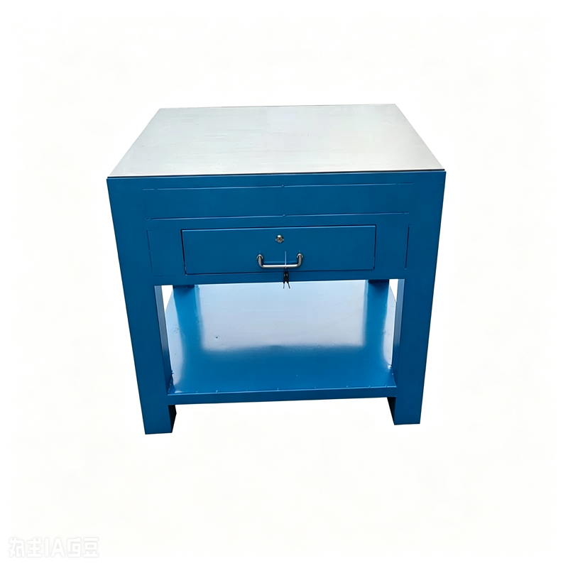 易企采 重型钳工工作台一抽带底板 飞模台 模具维修操作台 水磨钢板桌80*60*80cm 单位 : 张 质保 : 1个月高清大图