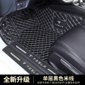 特斯拉Model3汽车脚垫全包围Modely/Model X/Model S地毯地垫 黑色米线单层