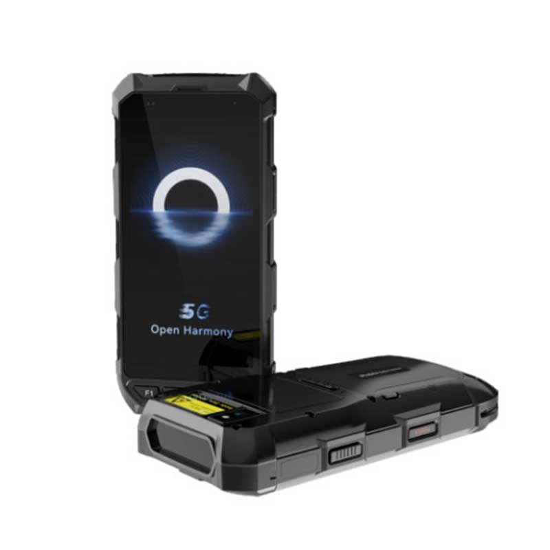 和掌厅CT-PD80 手持式数据采集器条码扫描凭条打印PDA身份证指纹识别物联网智能终端5G鸿蒙系统高清大图