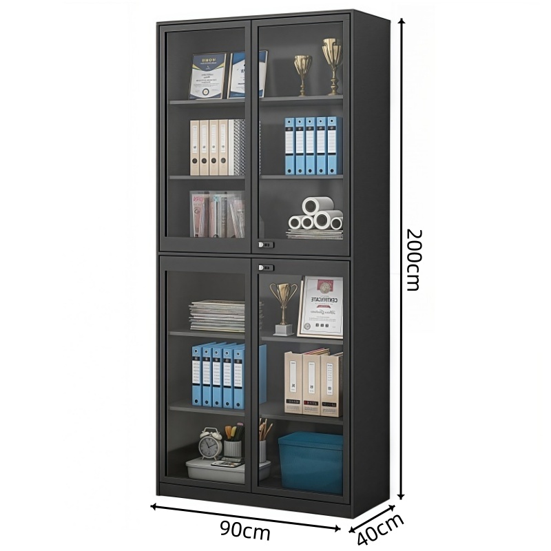 豫龙都 资料柜 玻璃款 台高清大图