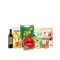 福临门 中粮大米食用油大礼包 中秋月饼礼盒 598型 4524g+1750ml