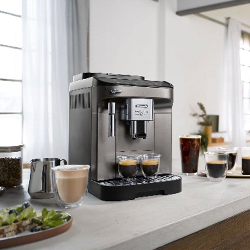 德龙(DeLonghi) 全自动咖啡机原装进口家用办公室咖啡机EMAX触屏咖啡机意式小型家用一键萃取高清大图