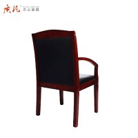 质凡实木办公椅子靠背椅会议椅