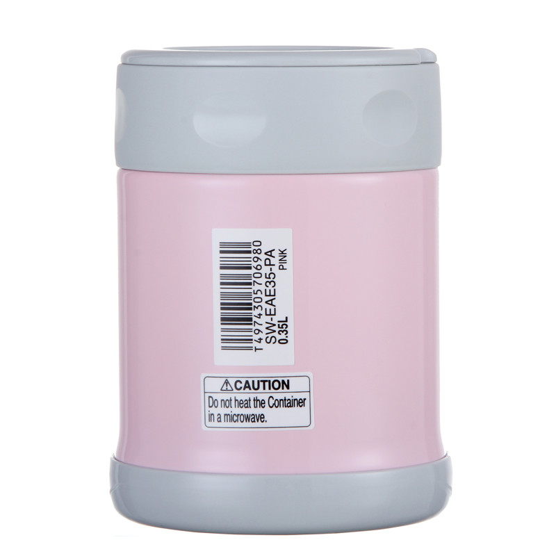 象印(ZO JIRUSHI)焖烧杯SW-EAE35-PA 进口不锈钢真空焖烧杯保温壶保温杯正品 粉灰色 350ml高清大图
