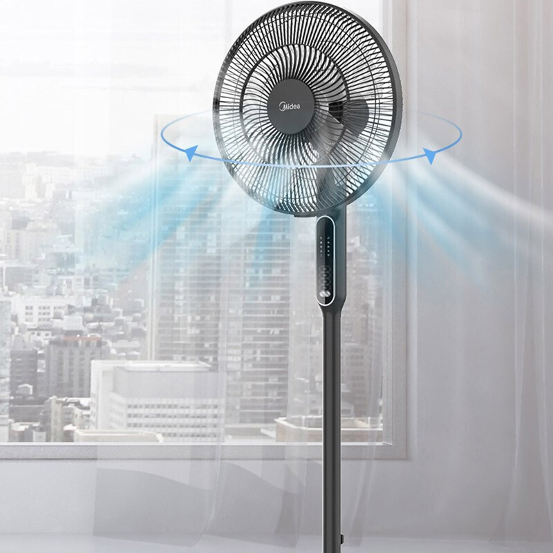 美的/Midea FSA40YCR3档风速 7小时定时 家用摇头广角送风节能电风扇5叶电扇自然风;正常风;睡眠风遥控控制
