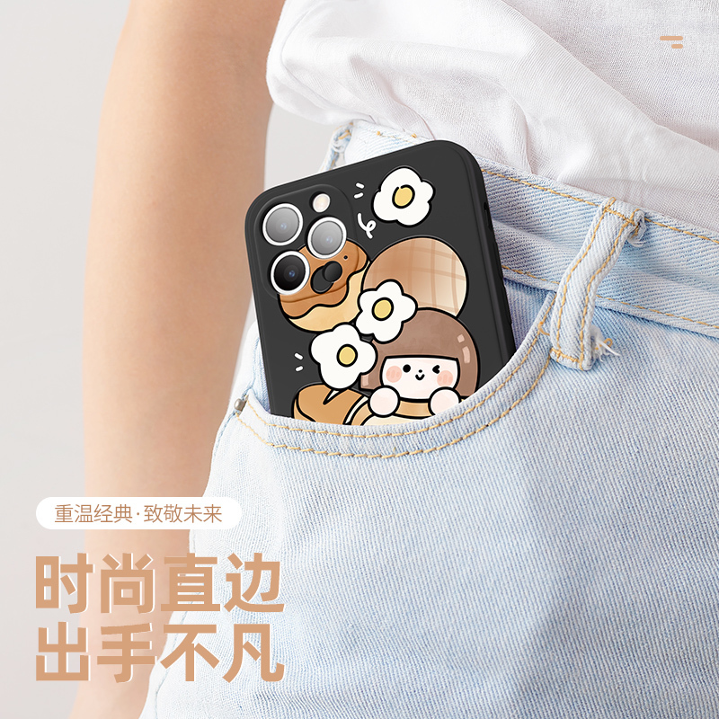 卡绮苹果12手机壳iPhone11液态硅胶promax十二x新款xr全包7/8plus女iPhonexr防摔iPhone