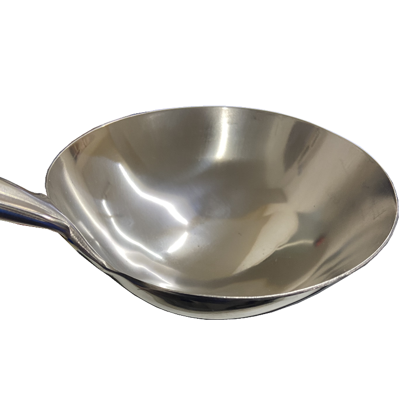莘煊 不锈钢炒勺 8两 个高清大图