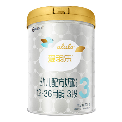 alula爱羽乐3段婴儿配方奶粉900克