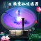 鱼缸三合一过滤器陶瓷缸过滤器圆形喷泉造景增氧泵过滤系统