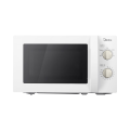 美的（Midea）变频微波炉700W小型家用360转盘加热智能解冻经典双旋钮五档火力 MM721NG1-PS.