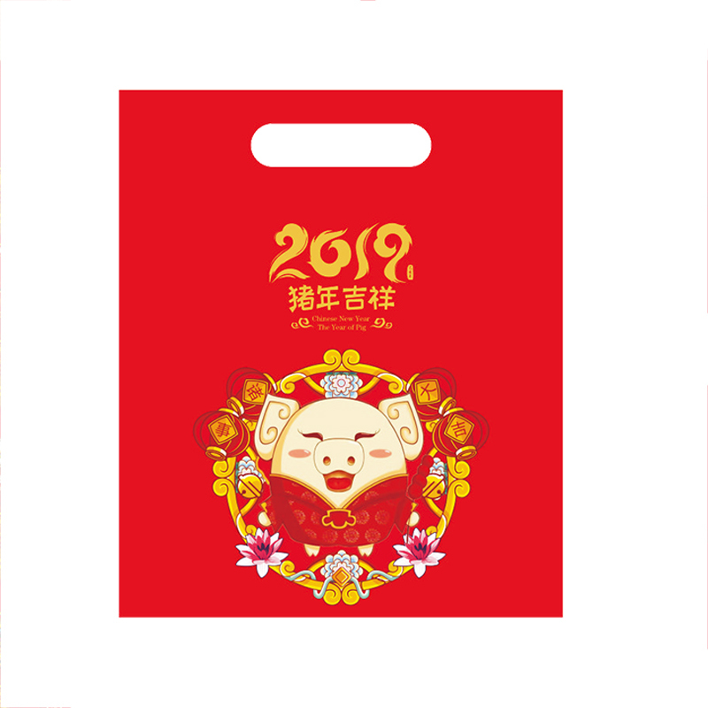 SCP 300g礼包手提袋28x42 定制新年节庆装饰用品SCP-1165（此为单个价，起订500个不足起订量不发）
