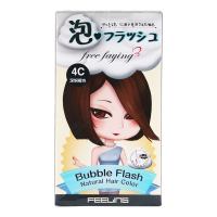 菲灵(FEELING) 翡丽彩泡泡染发剂 4C-深铜橙色(自然养护染发 温和配方健康遮白低刺激)