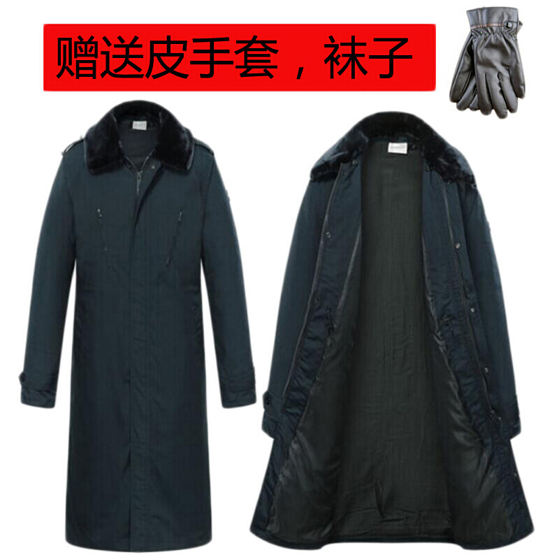 海军常服军大衣07式常服大衣冬季加厚加长保暖内胆可以拆卸棉大衣劳保