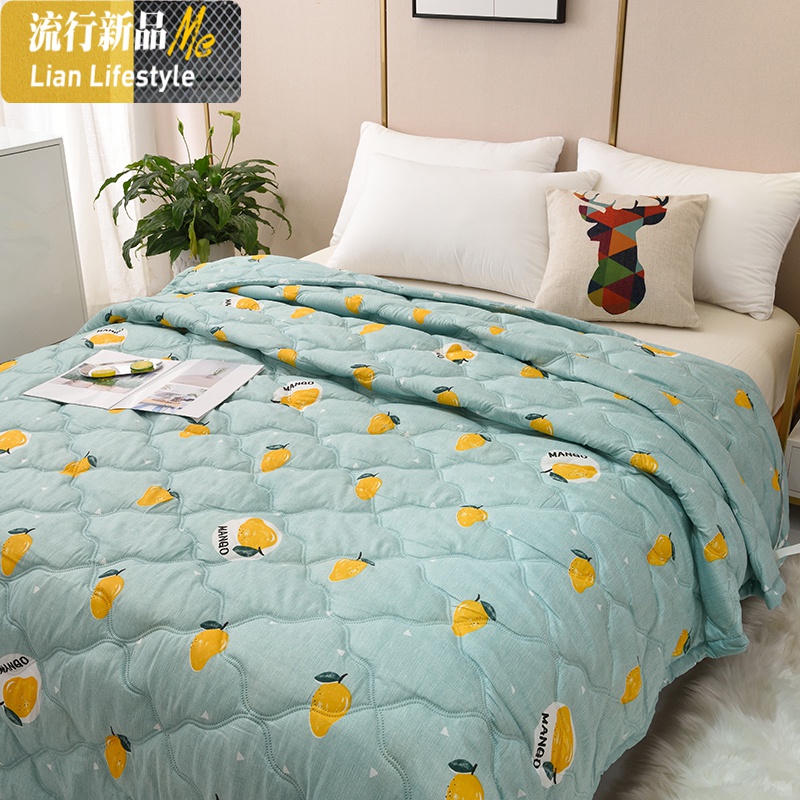 空调被夏凉被薄款夏季被子学生宿舍单双人午休被薄被芯可水洗夏被 三维工匠