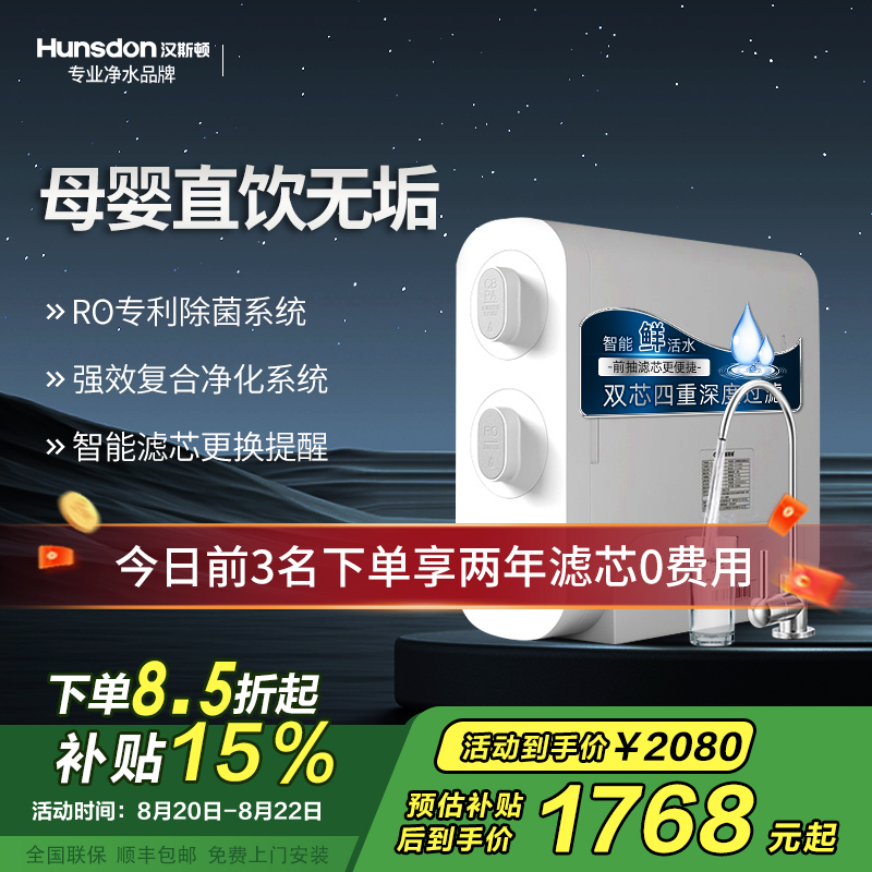 汉斯顿RO反渗透净水器D3