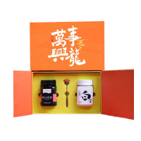 等蜂来蜂蜜礼盒万事兴龍野山花蜜四川白蜜500*2