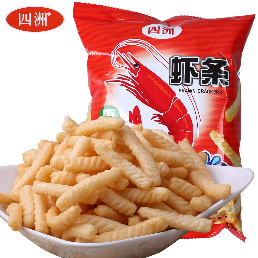 四洲原味虾条80g