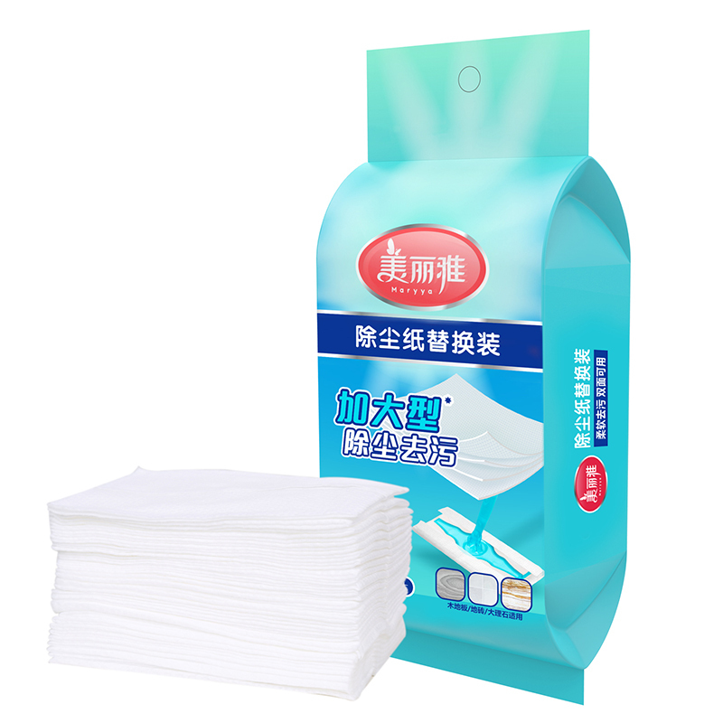 美丽雅除尘纸替换装加大型30张 22*38cm