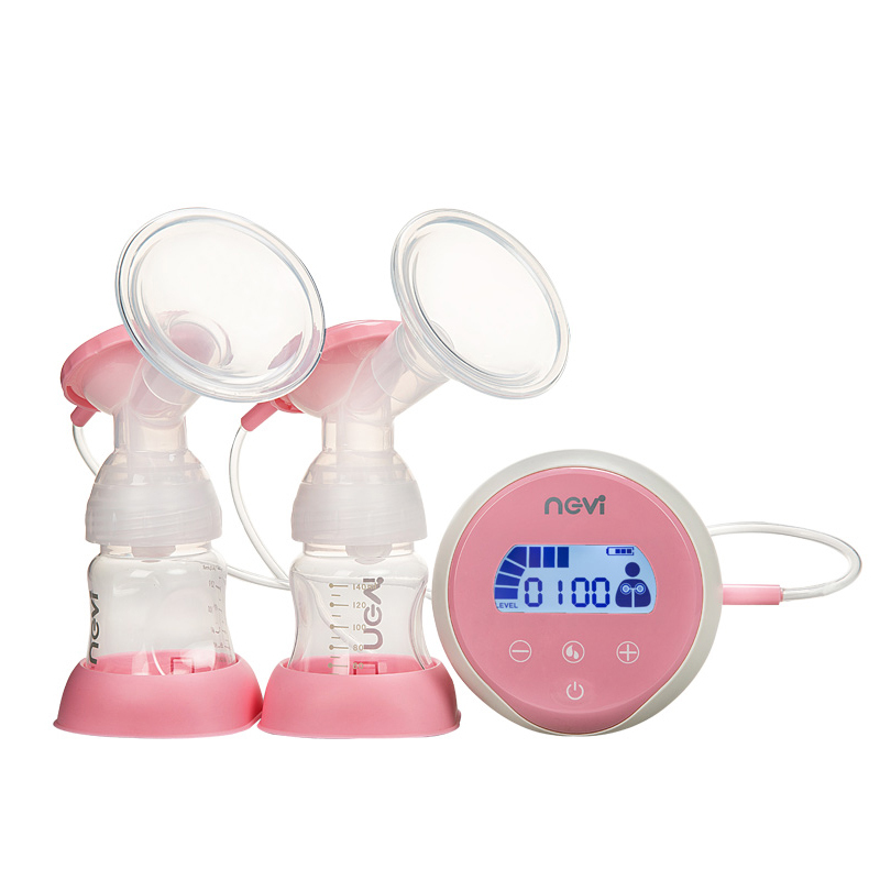 新贝(ncvi)智能电动单双边吸乳器(粉色) 双边吸奶器 XB-8703 国产(中国江苏无锡市)高清大图