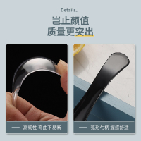 一次性勺子独立包装 塑料透明汤勺外卖打包勺商用 12cm/支(BY)
