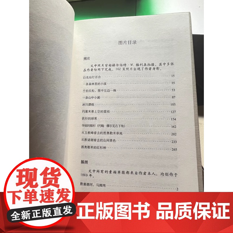 正版书籍] 夏日走过山间 约翰缪尔著文学类书籍 外国随笔随时的修养自然与诗 高中初中课外阅读书籍外国诗歌 上海译文出版社高清大图